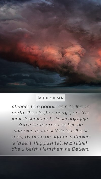 Ruthi 4:11 ALB Bible Verse Image