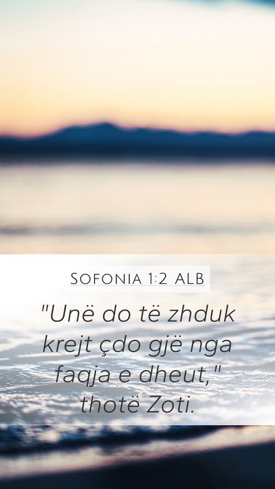 Sofonia 1:2 ALB Bible Verse Image
