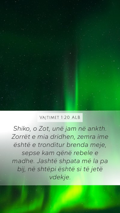 Vajtimet 1:20 ALB Bible Verse Image