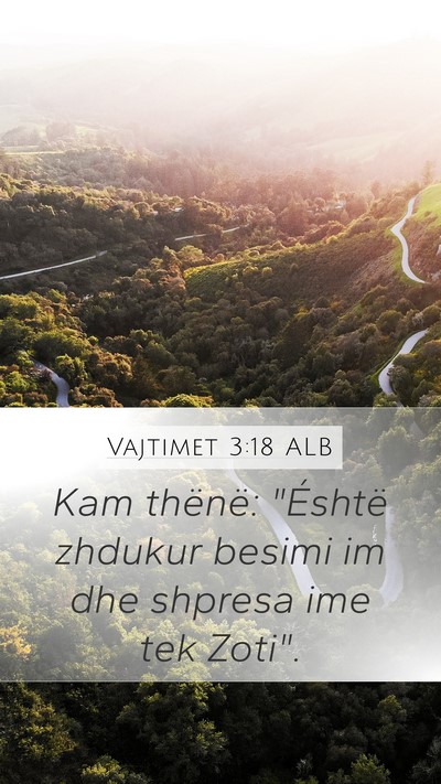 Vajtimet 3:18 ALB Bible Verse Image