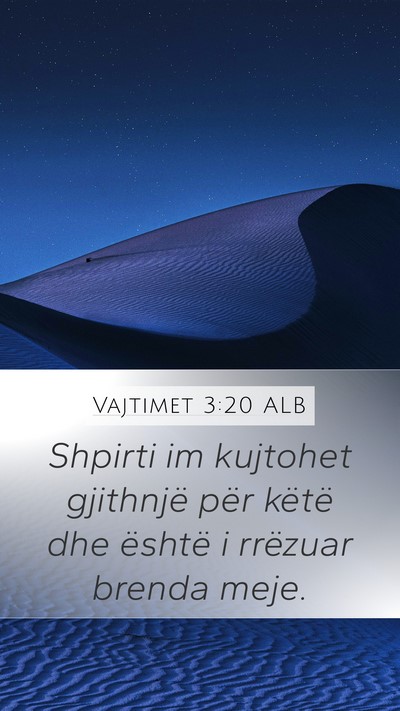 Vajtimet 3:20 ALB Bible Verse Image