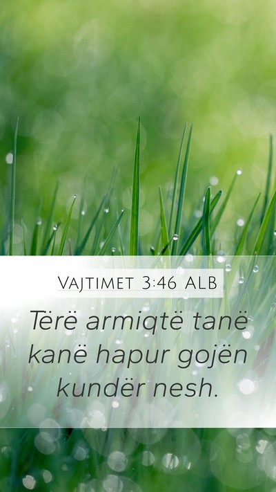 Vajtimet 3:46 ALB Bible Verse Image