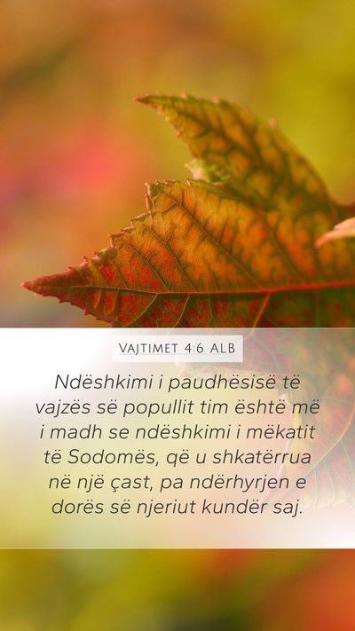 Vajtimet 4:6 ALB Bible Verse Image