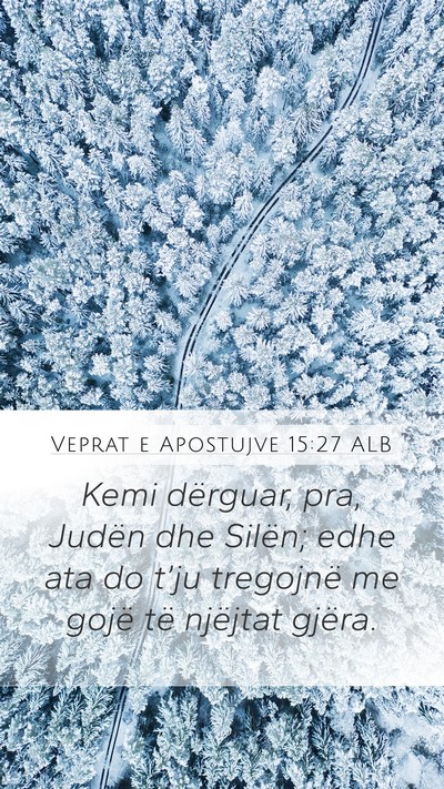 Veprat e Apostujve 15:27 ALB Bible Verse Image