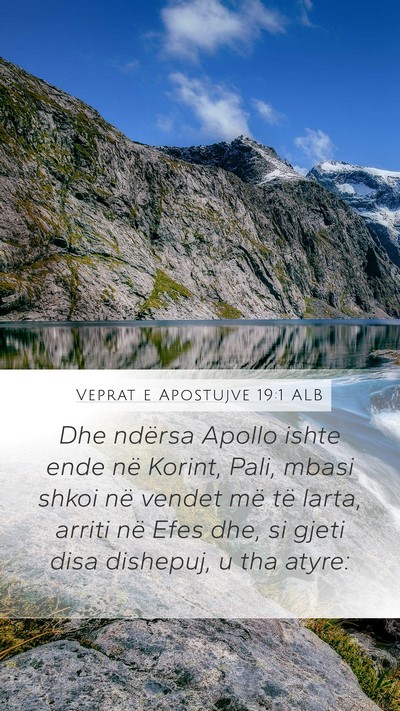 Veprat e Apostujve 19:1 ALB Bible Verse Image