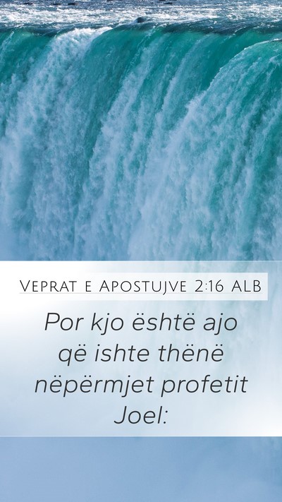 Veprat e Apostujve 2:16 ALB Bible Verse Image