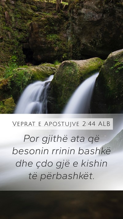Veprat e Apostujve 2:44 ALB Bible Verse Image