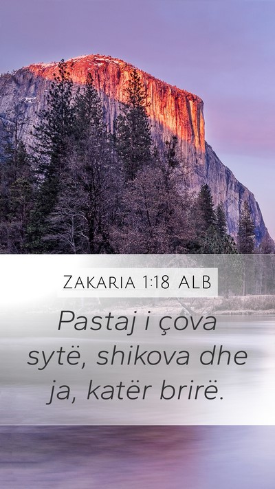 Zakaria 1:18 ALB Bible Verse Image