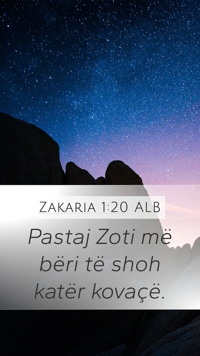 Zakaria 1:20 ALB Bible Verse Image