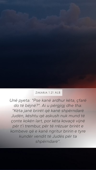 Zakaria 1:21 ALB Bible Verse Image