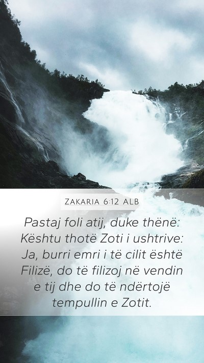 Zakaria 6:12 ALB Bible Verse Image