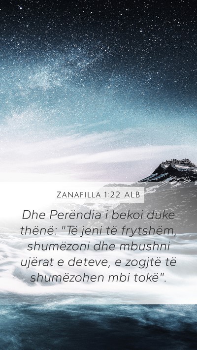 Zanafilla 1:22 ALB Bible Verse Image