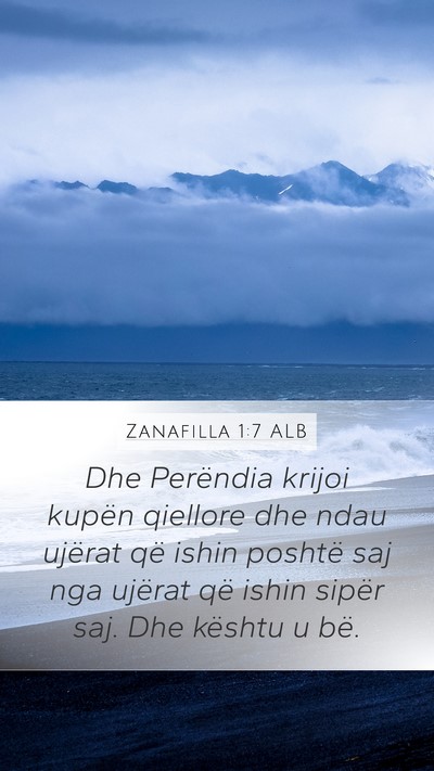 Zanafilla 1:7 ALB Bible Verse Image