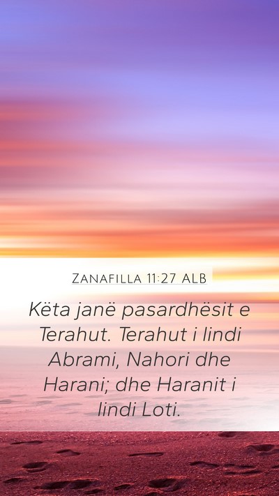 Zanafilla 11:27 ALB Bible Verse Image