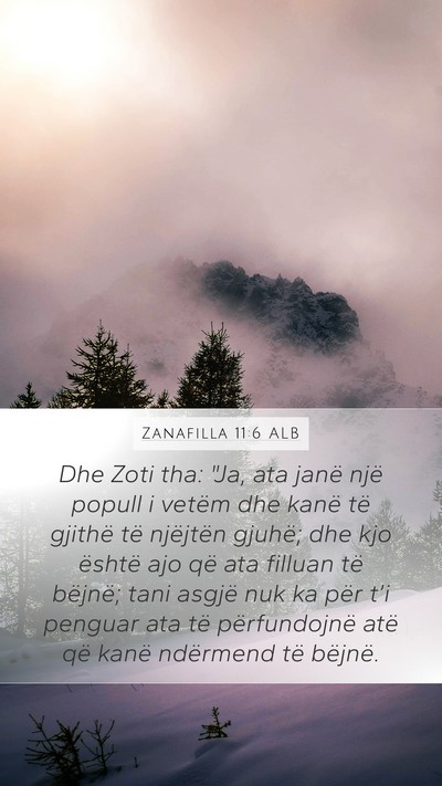 Zanafilla 11:6 ALB Bible Verse Image