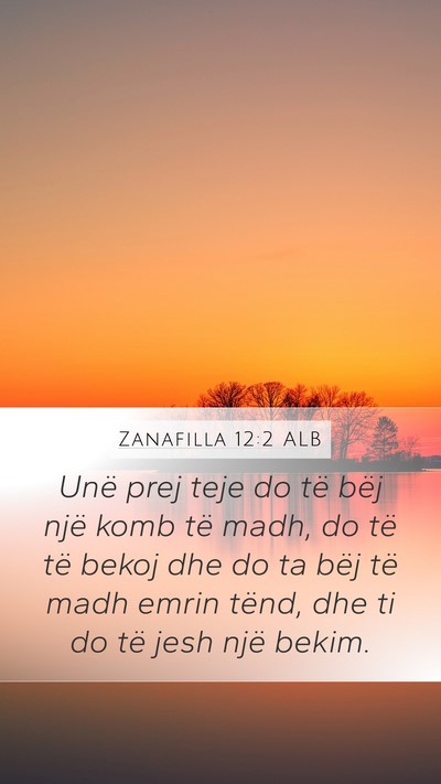 Zanafilla 12:2 ALB Bible Verse Image