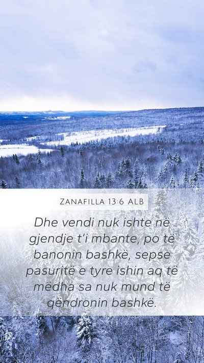 Zanafilla 13:6 ALB Bible Verse Image