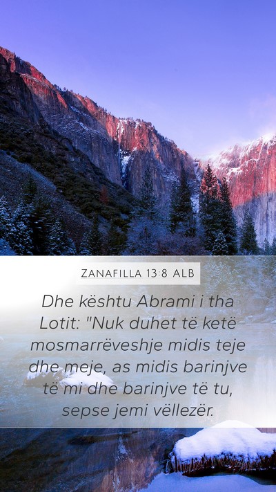 Zanafilla 13:8 ALB Bible Verse Image