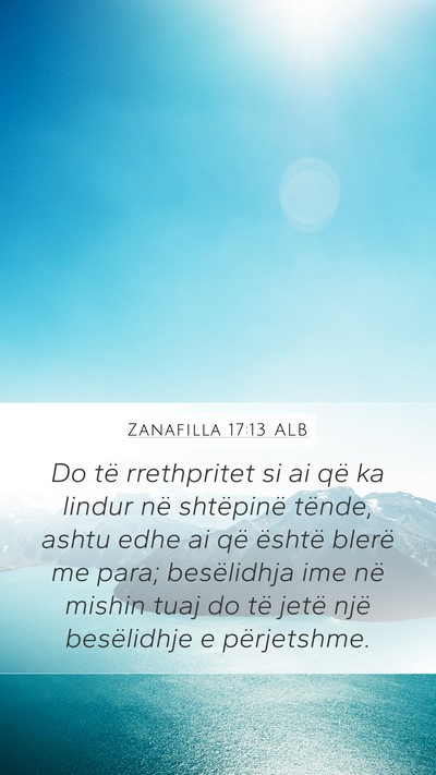 Zanafilla 17:13 ALB Bible Verse Image