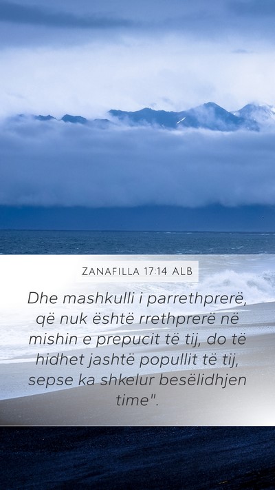 Zanafilla 17:14 ALB Bible Verse Image
