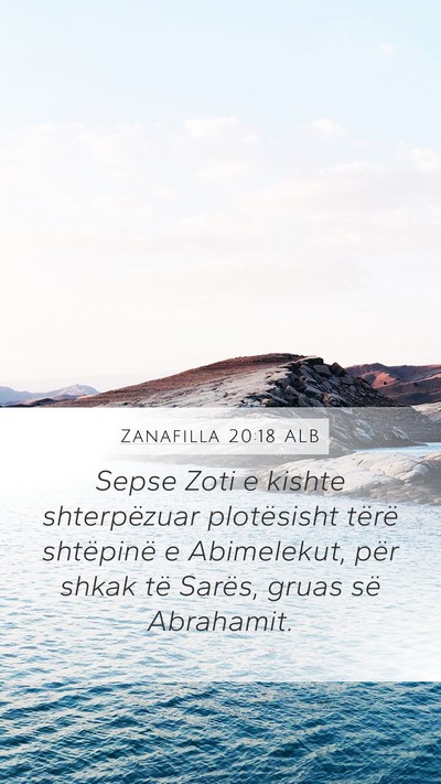 Zanafilla 20:18 ALB Bible Verse Image