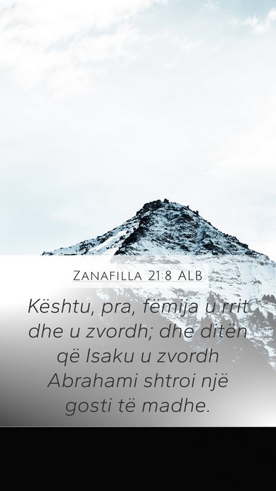 Zanafilla 21:8 ALB Bible Verse Image