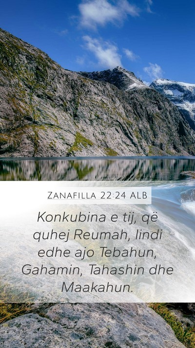 Zanafilla 22:24 ALB Bible Verse Image