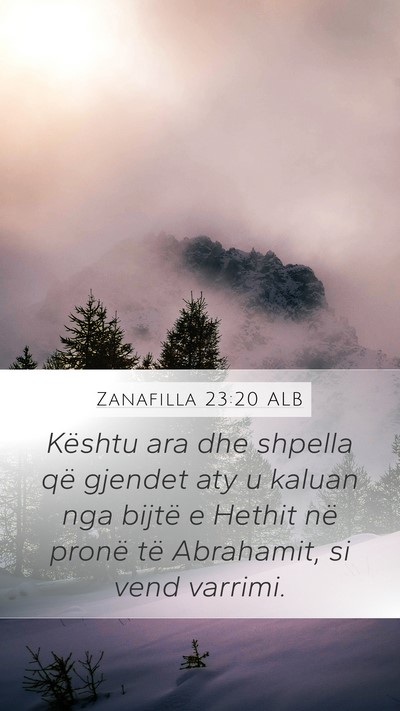 Zanafilla 23:20 ALB Bible Verse Image