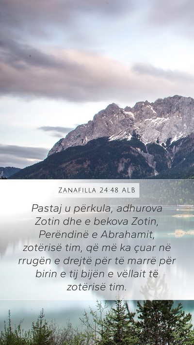 Zanafilla 24:48 ALB Bible Verse Image