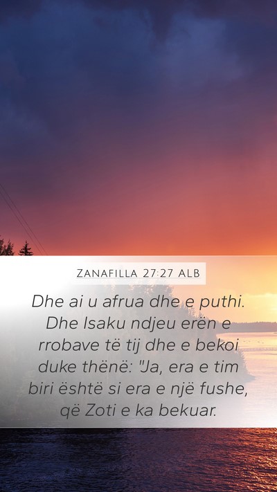 Zanafilla 27:27 ALB Bible Verse Image