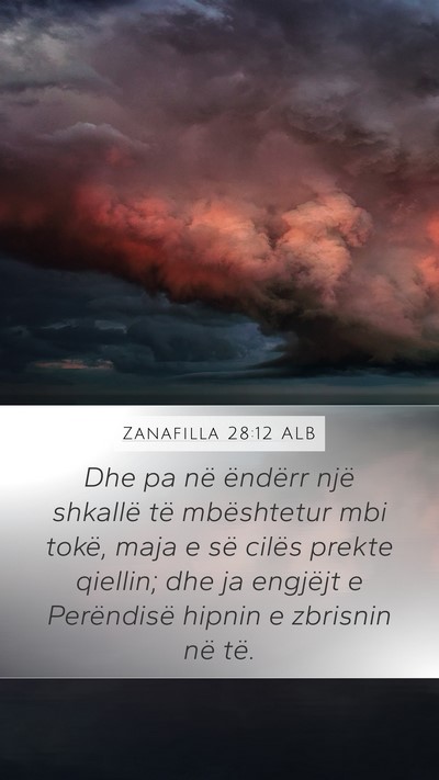 Zanafilla 28:12 ALB Bible Verse Image