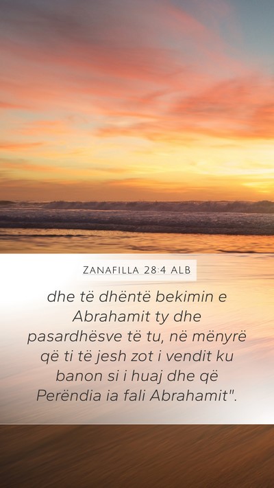 Zanafilla 28:4 ALB Bible Verse Image