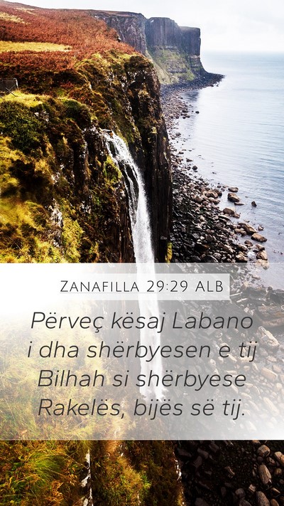 Zanafilla 29:29 ALB Bible Verse Image