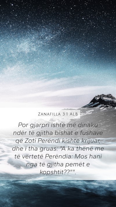 Zanafilla 3:1 ALB Bible Verse Image