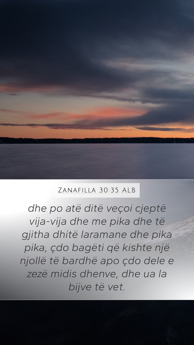Zanafilla 30:35 ALB Bible Verse Image