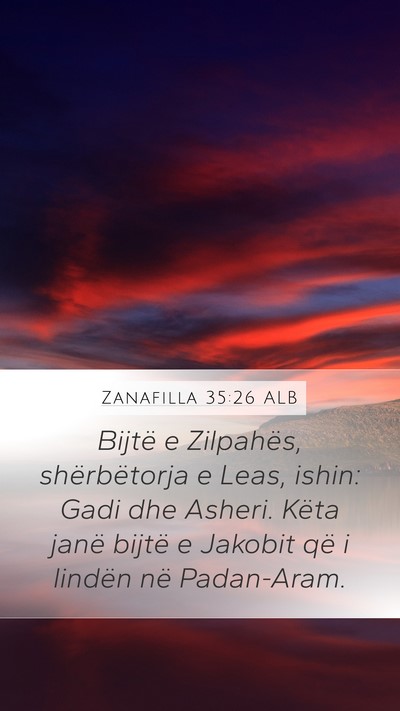 Zanafilla 35:26 ALB Bible Verse Image