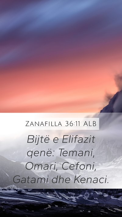 Zanafilla 36:11 ALB Bible Verse Image