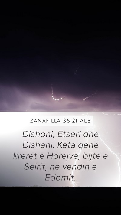 Zanafilla 36:21 ALB Bible Verse Image