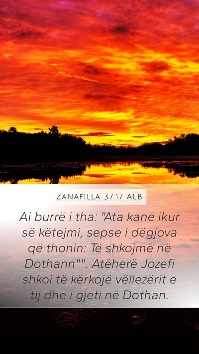 Zanafilla 37:17 ALB Bible Verse Image