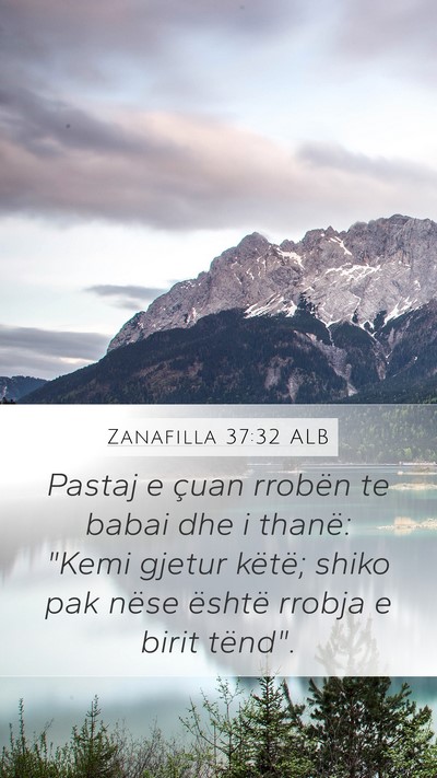 Zanafilla 37:32 ALB Bible Verse Image