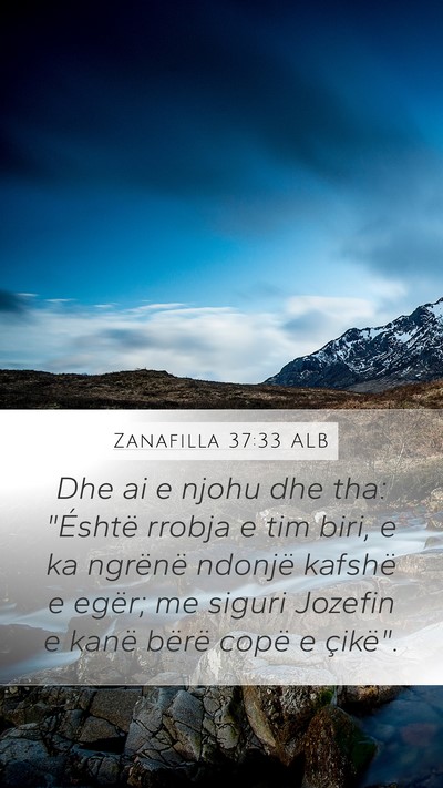 Zanafilla 37:33 ALB Bible Verse Image