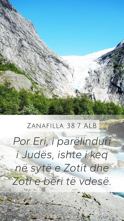 Zanafilla 38:7 ALB Bible Verse Image
