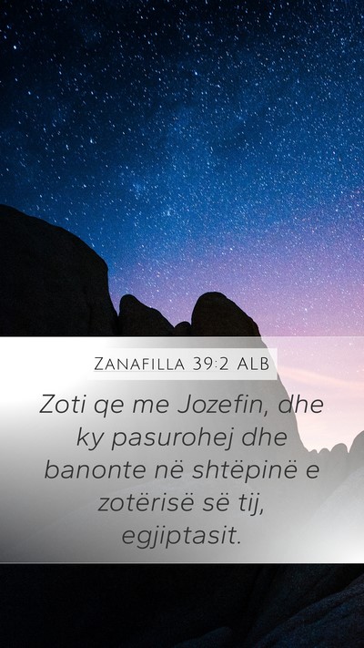 Zanafilla 39:2 ALB Bible Verse Image