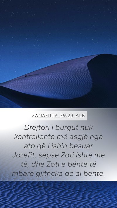 Zanafilla 39:23 ALB Bible Verse Image