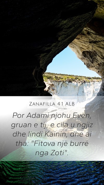 Zanafilla 4:1 ALB Bible Verse Image