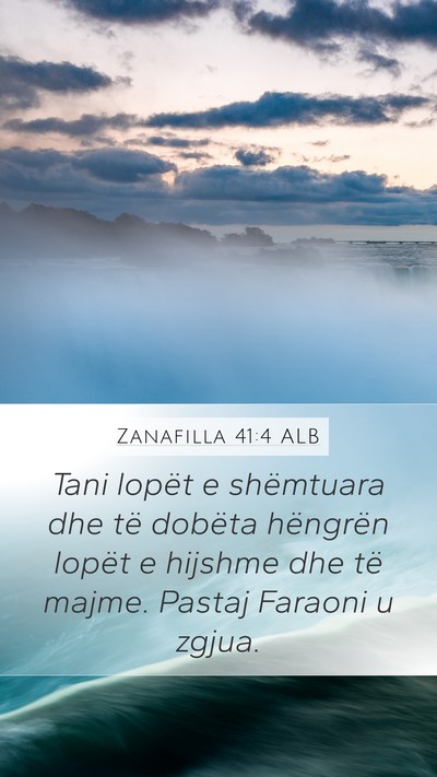 Zanafilla 41:4 ALB Bible Verse Image