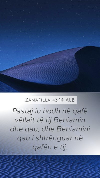 Zanafilla 45:14 ALB Bible Verse Image