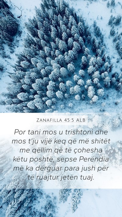 Zanafilla 45:5 ALB Bible Verse Image