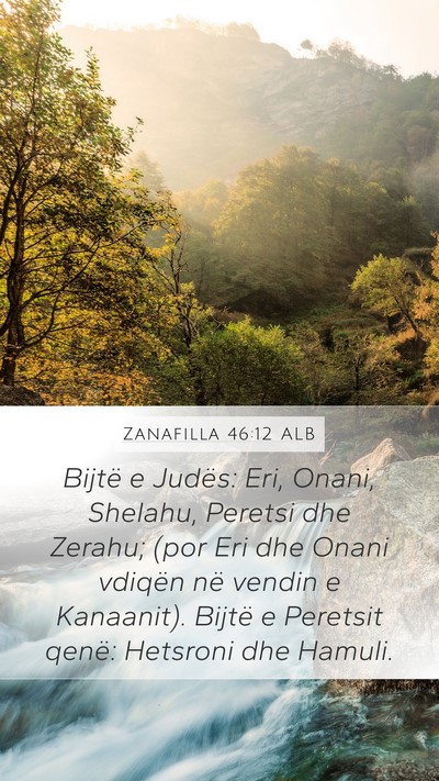 Zanafilla 46:12 ALB Bible Verse Image