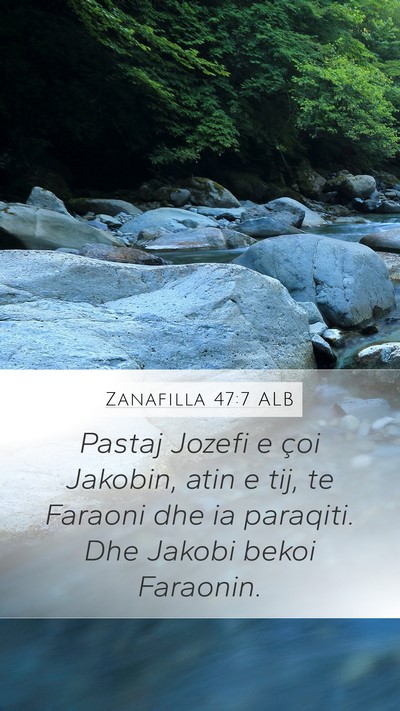 Zanafilla 47:7 ALB Bible Verse Image
